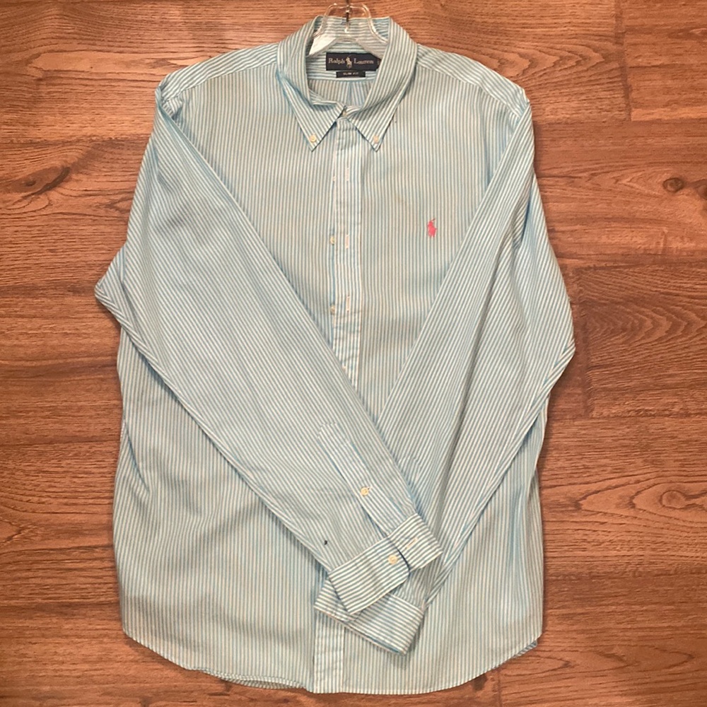 8 LS Ralph Lauren Polo shirts